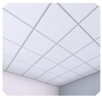 Качественный потолок 30х30 Cesal Белый матовый в комплекте - Размер 2,4 м. x 2,2 м.