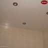 Реечный потолок Cesal для ванной комнаты белый жемчуг - Размер 1,8 м. х 1,95 м.