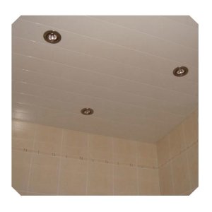 Реечный потолок в ванну - Снежный размер 1,99 м. X 1,92 м.