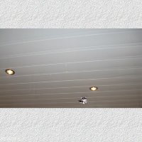 Реечный потолок новинки 2.80x1.96м - Белый с белой вставкой