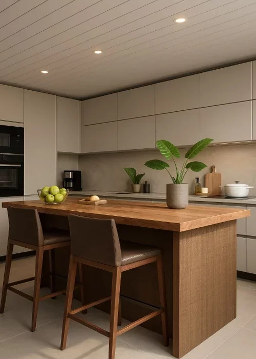 Реечный потолок Cesal шампань кристал 2,7×2,5 м — алюминиевый комплект с вставкой для ванной и кухни