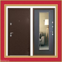 дверь Торэкс СТЕЛ-05 с зеркалом, цвет "Венге"