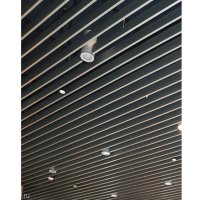 Реечный потолок прямоугольный дизайн металлик A100SV